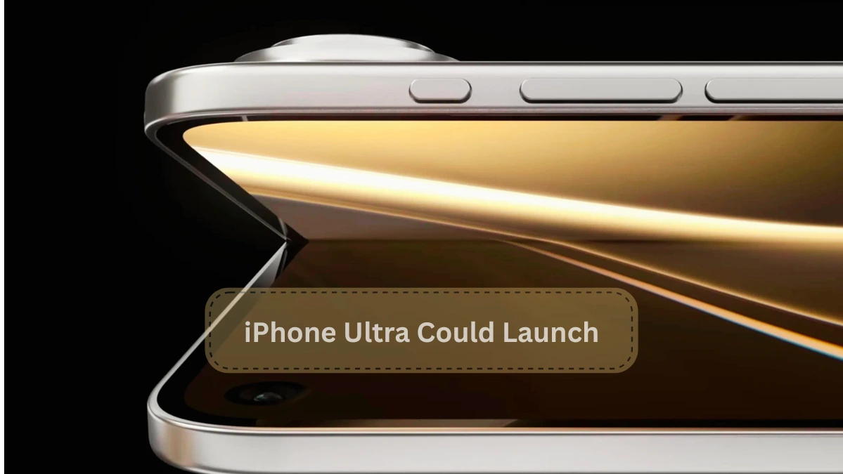 Teaser image for iPhone Ultra, hinting at a possible launch date in October 2026.